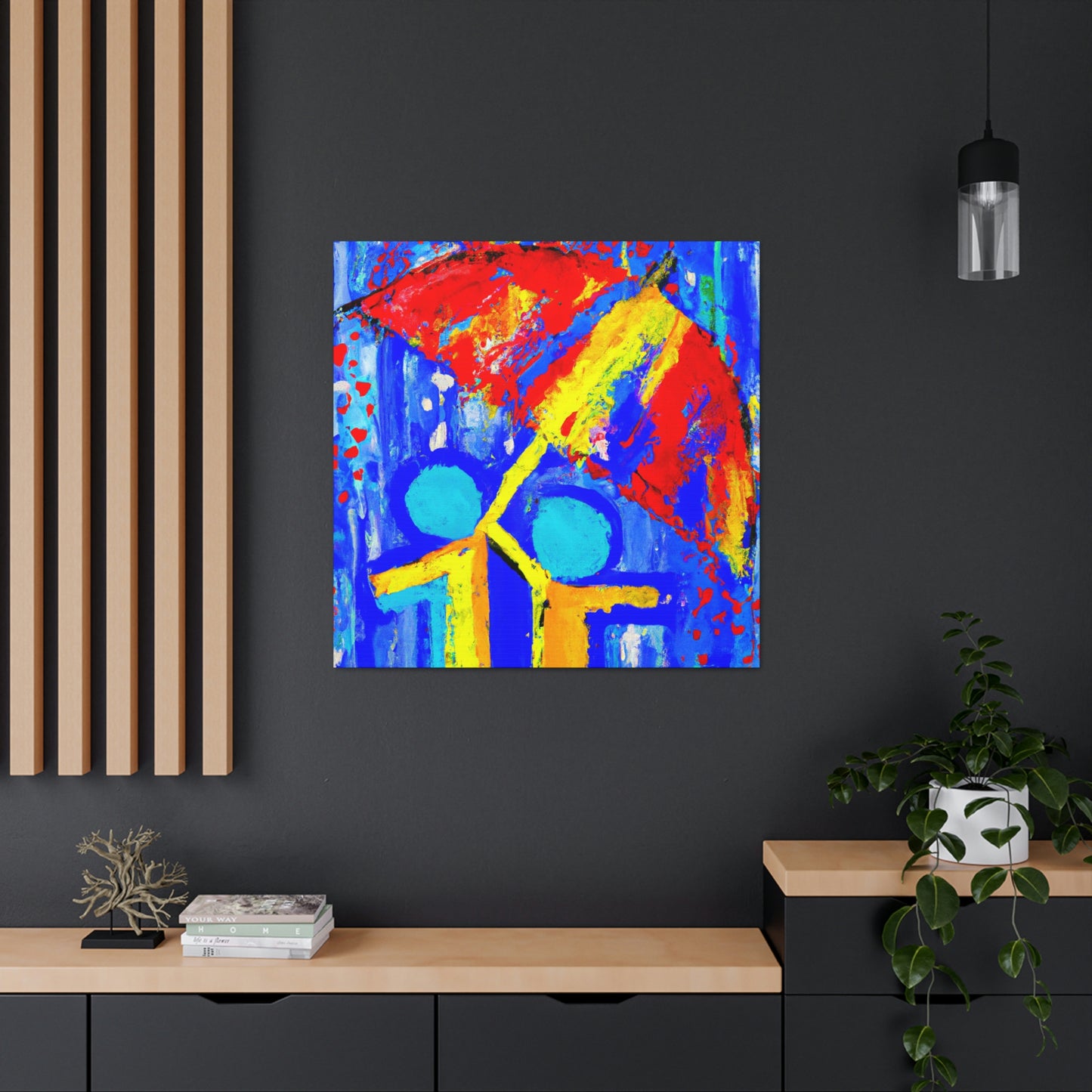 "Love Under One Umbrella" - Canvas