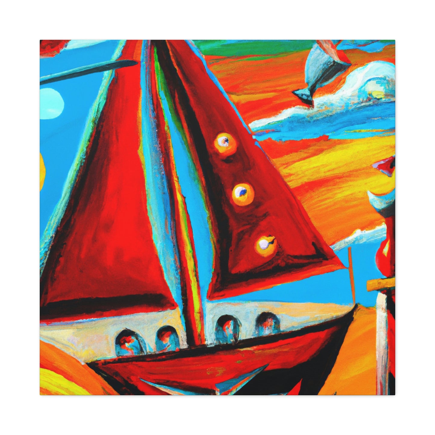 Sailboat in Dreamscape - Canvas