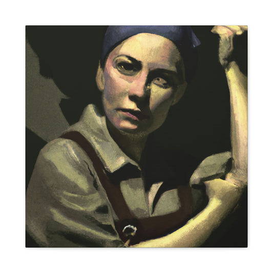 "Rosie the Revolutionary Riveter" - Canvas