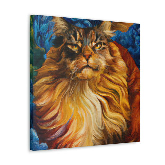 Maine Coon Majesty - Canvas