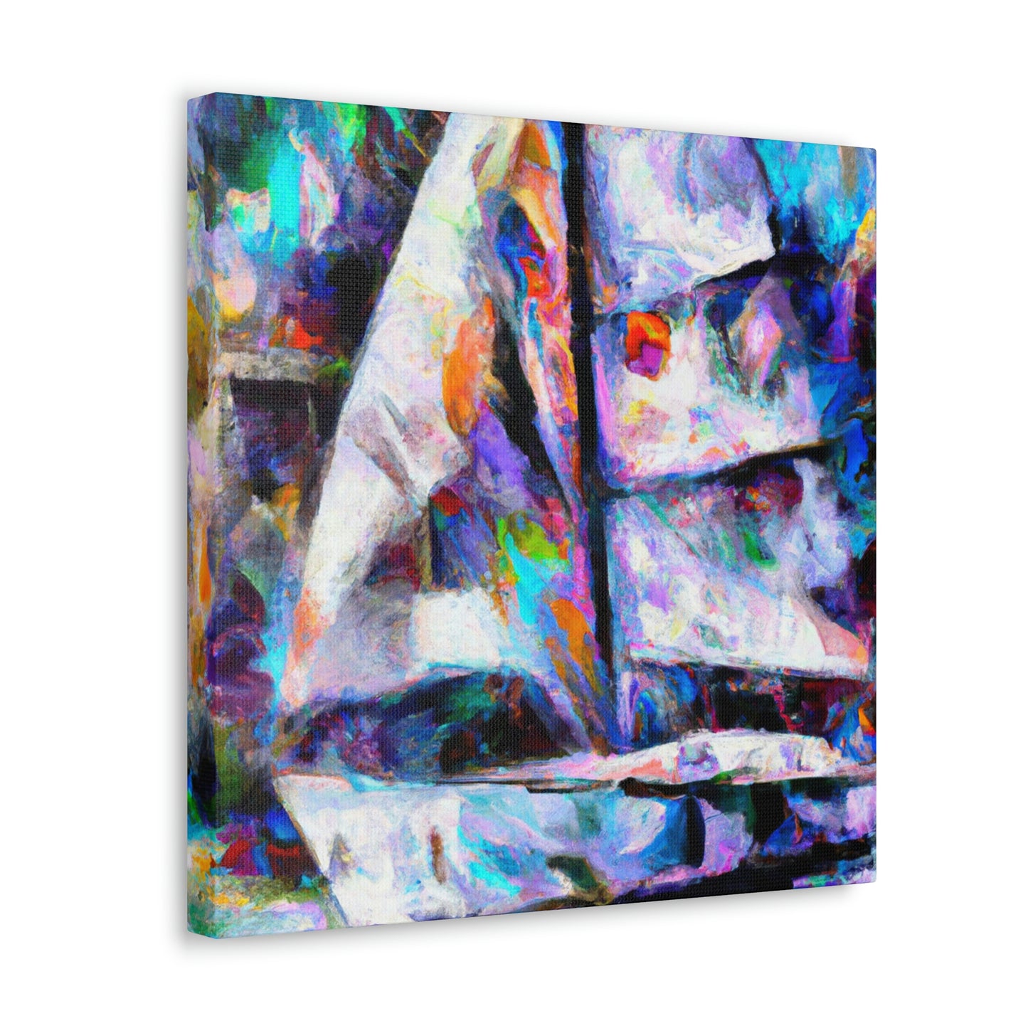 Sailboat in Abstraction - Canvas