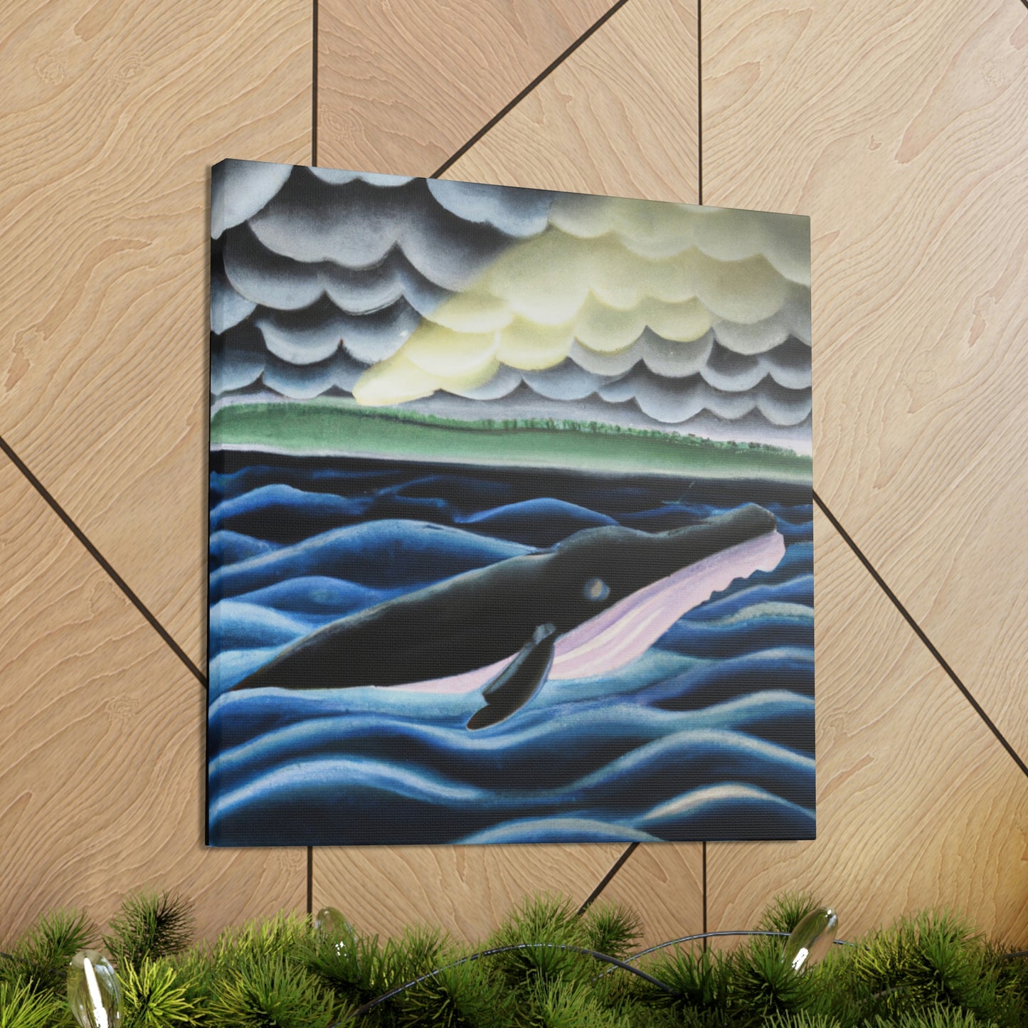 Whale in Absinthia - Canvas