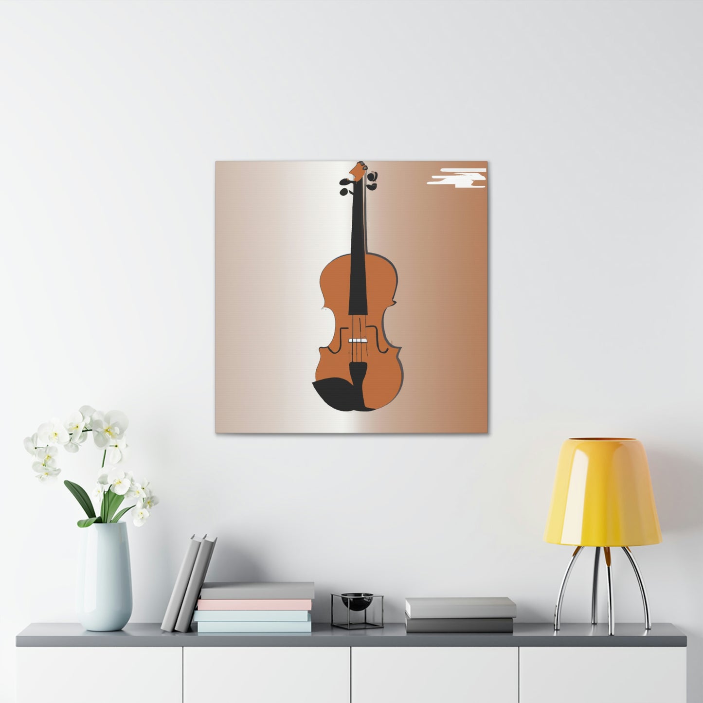 "Violin in Reflection" - Canvas