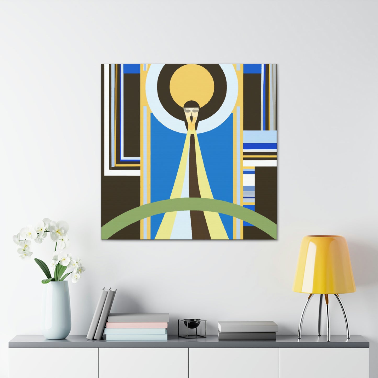 Catching Art Deco Lasso - Canvas