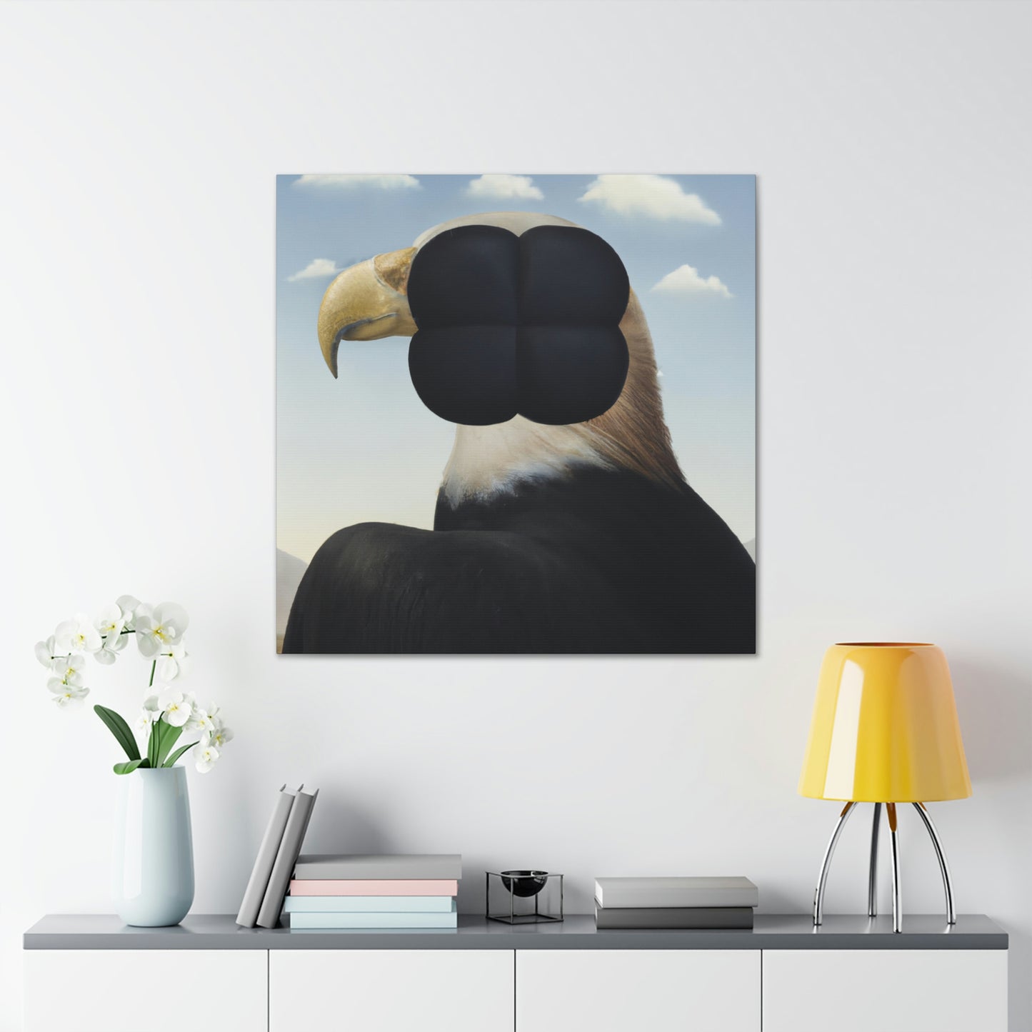 "Majestic Eagle in Flight" - Canvas