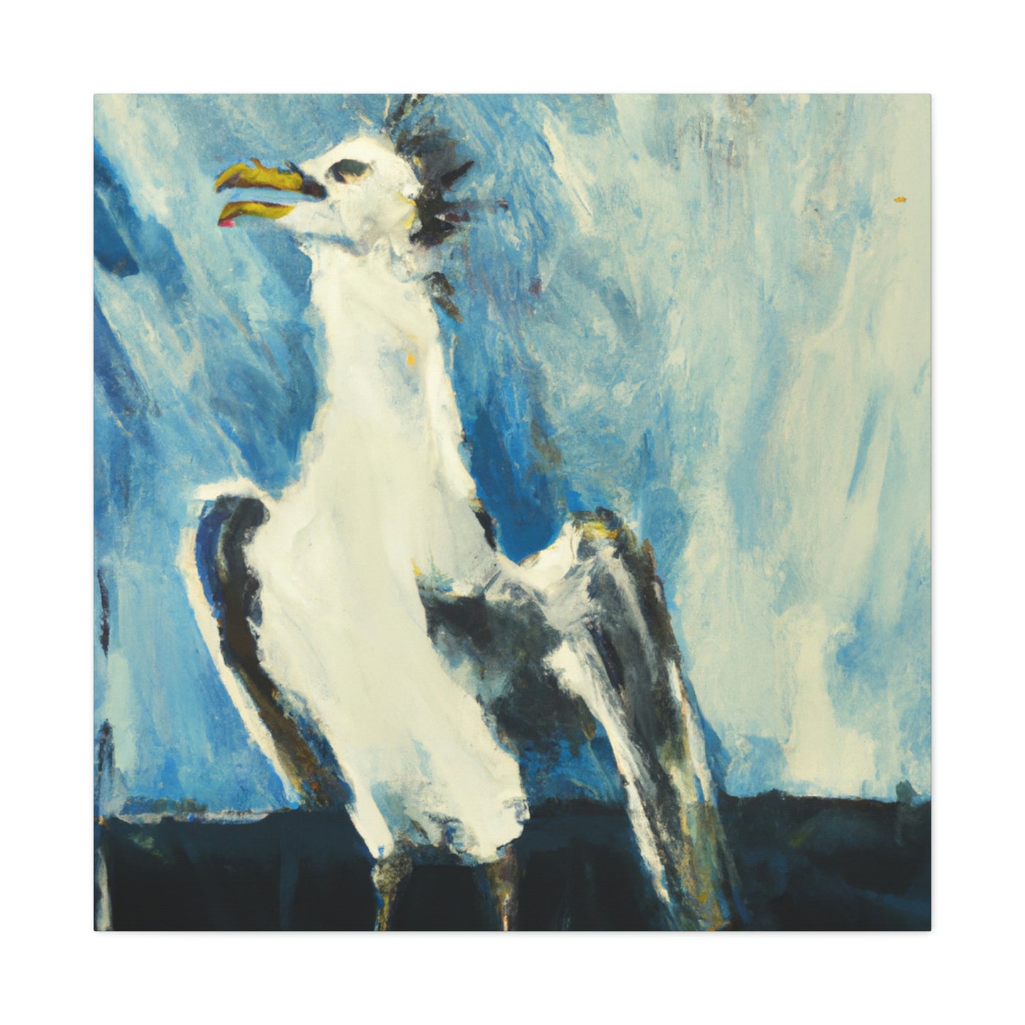 Seagulls in Solitude - Canvas