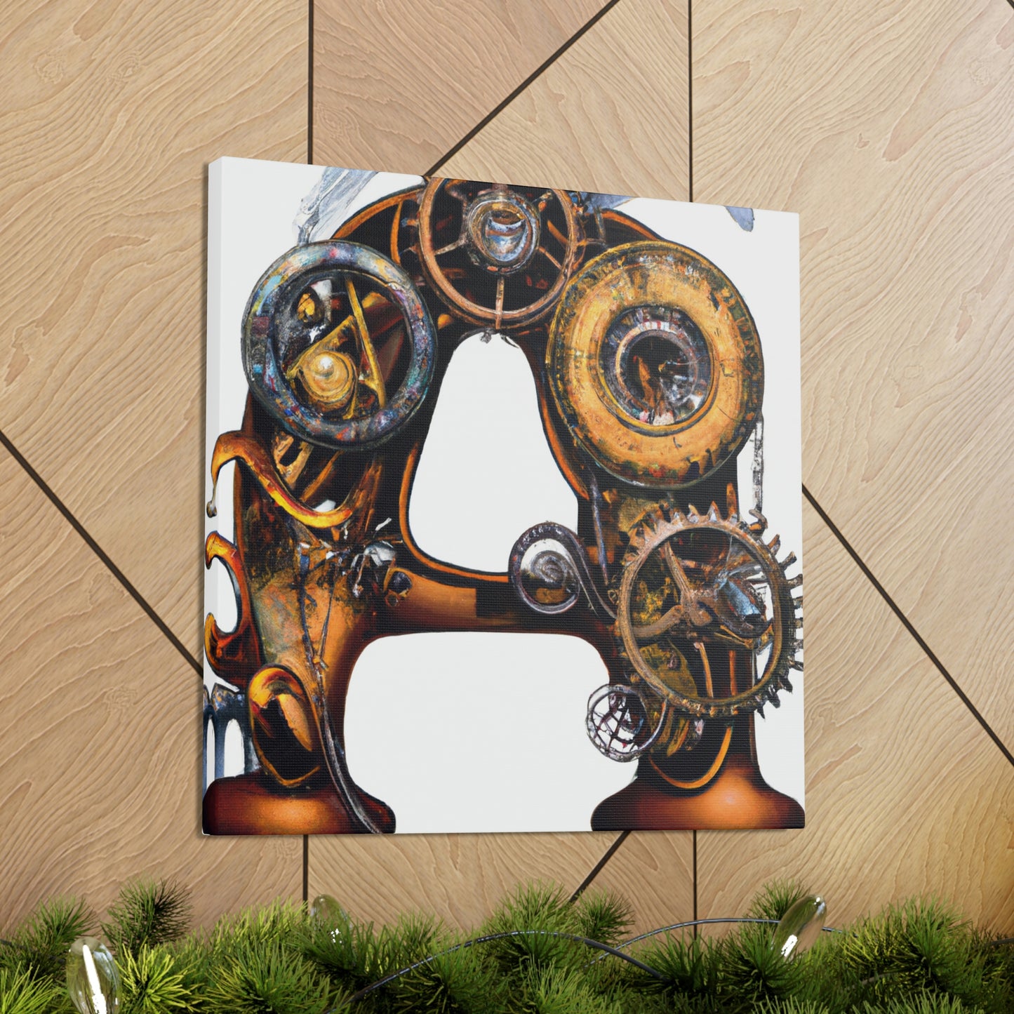 "Steamhearted Clockwork Heroes" - Canvas