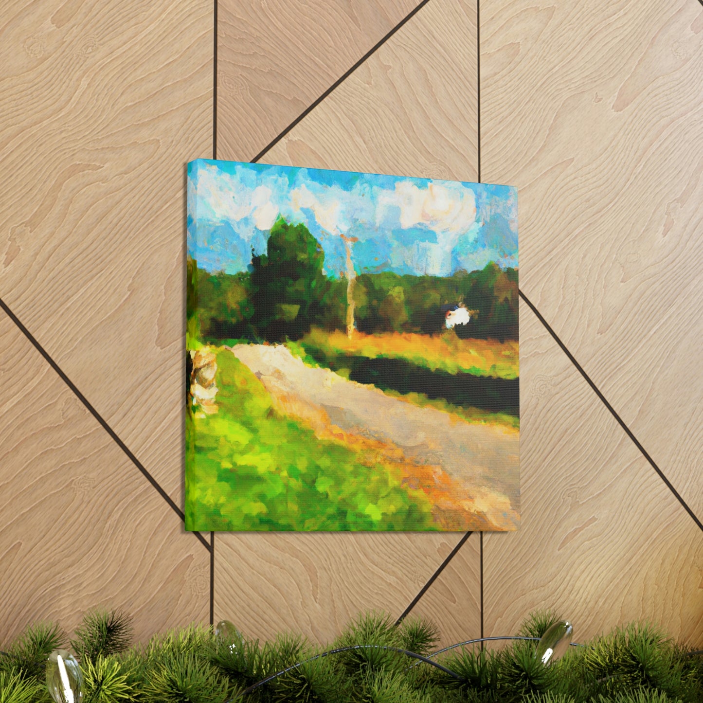 "Country Road Impressionism" - Canvas