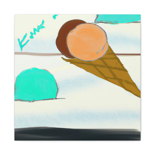 "Ice Cream Escape” - Canvas