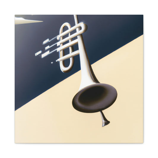 Trombone in the Cloud - Canvas