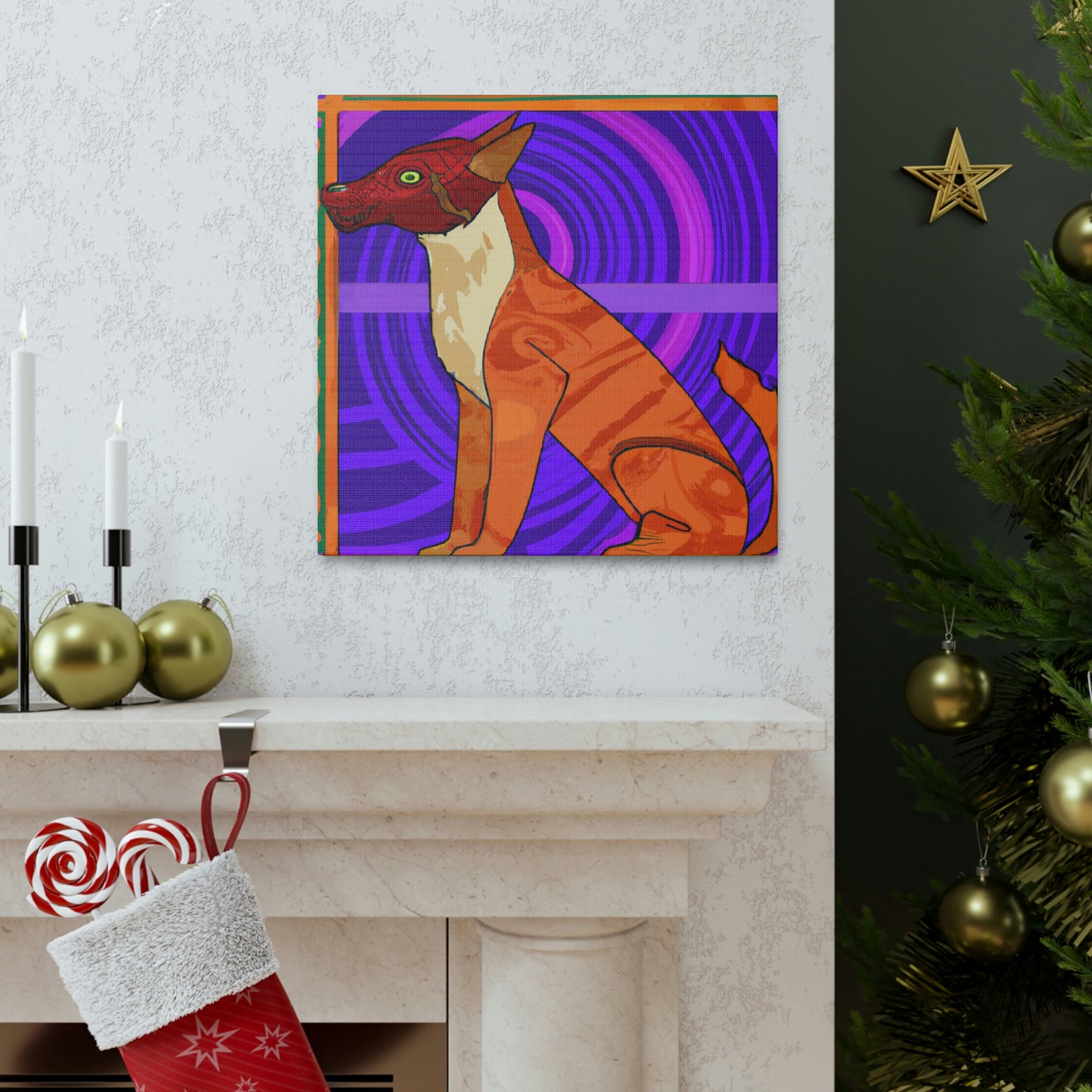 "Dhole's Jazz Symphony" - Canvas