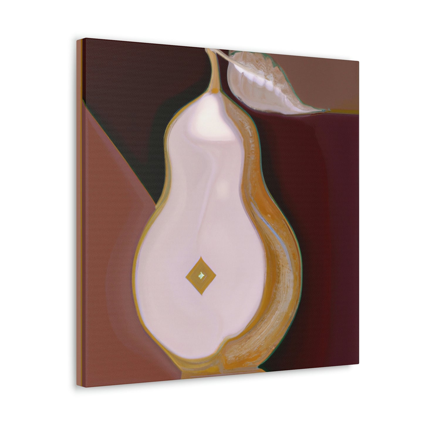 "Pear in Art Deco". - Canvas