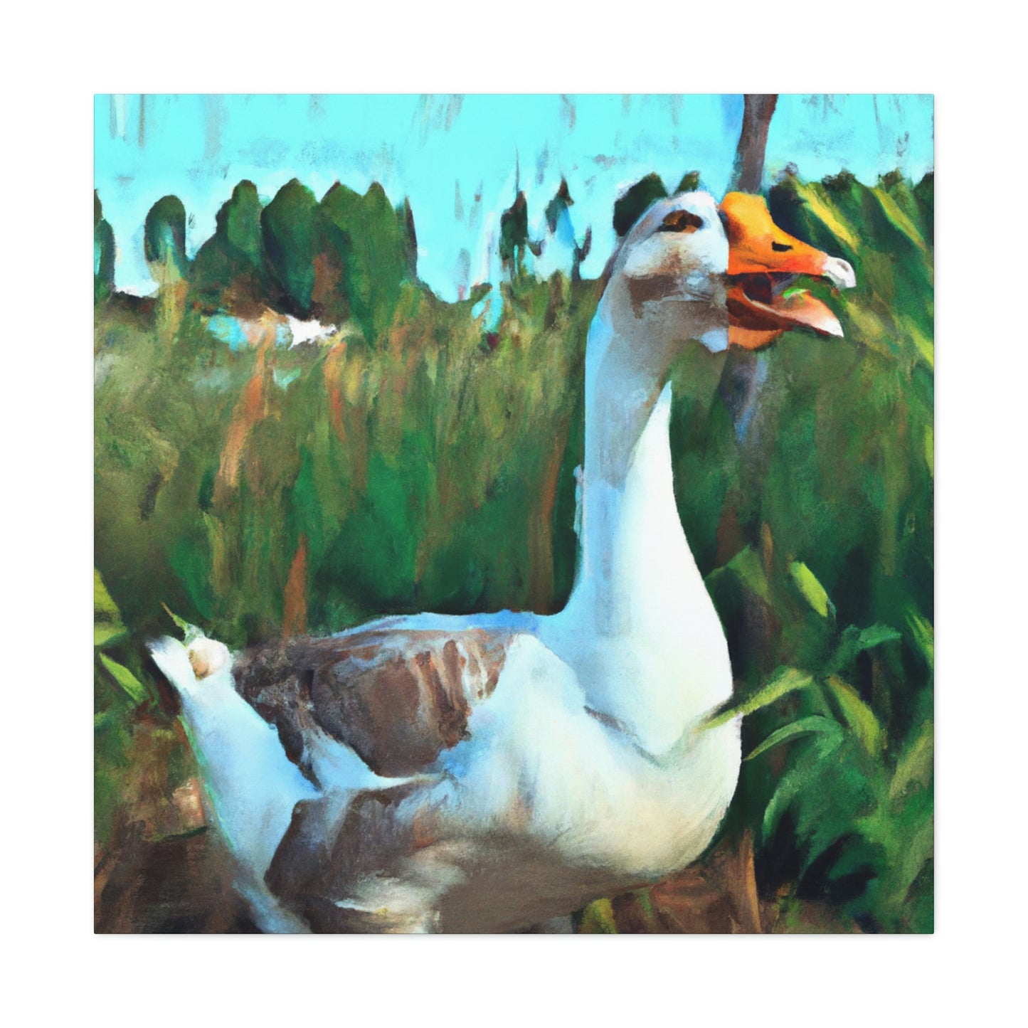 Goose in Flight Dream - Canvas