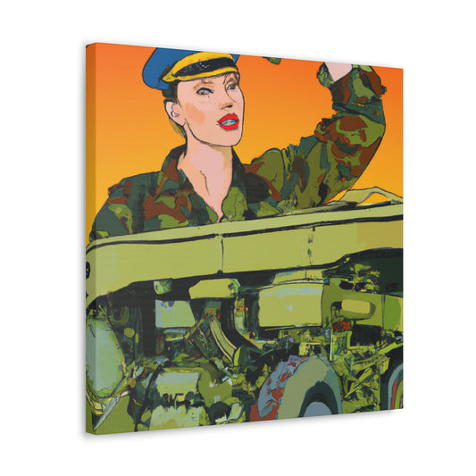 Mechanic in Pop Art - Canvas