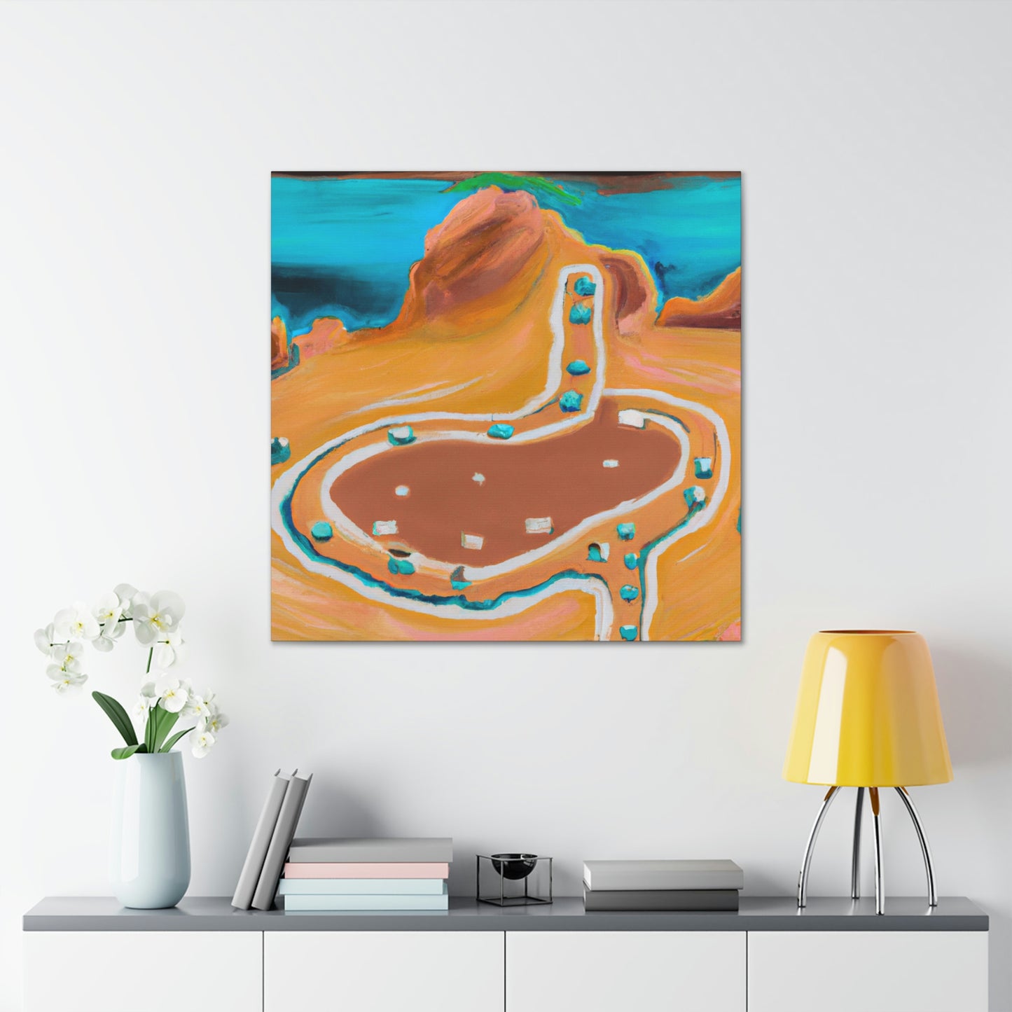 Island Sunrise Splendor - Canvas