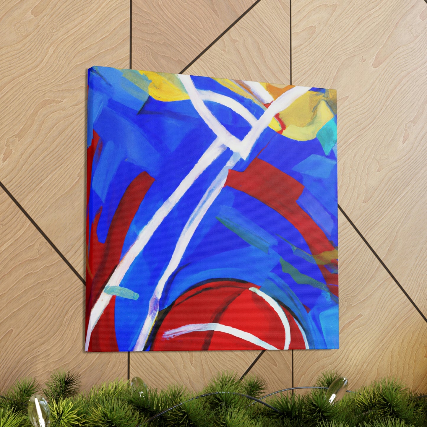 "Basketball: In Color" - Canvas