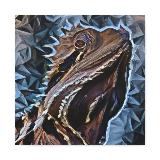 Frilled Lizard Splendor! - Canvas