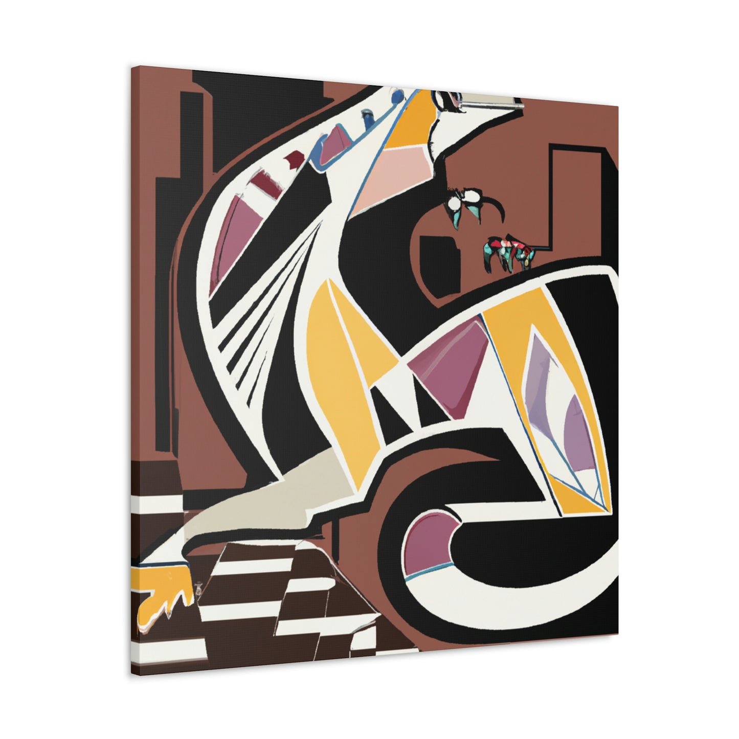 Gila Monster Elegance. - Canvas