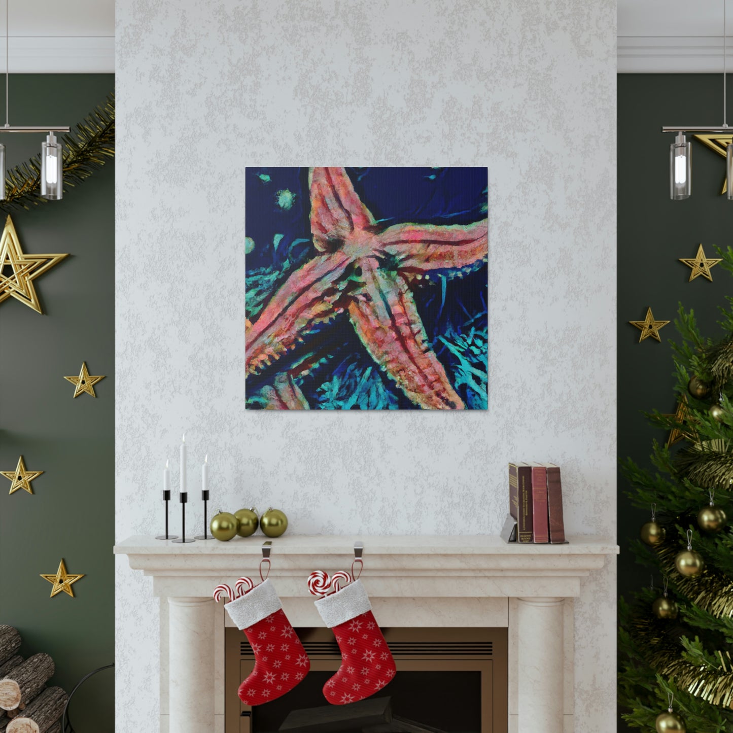 "Starfish on the Shoreline" - Canvas