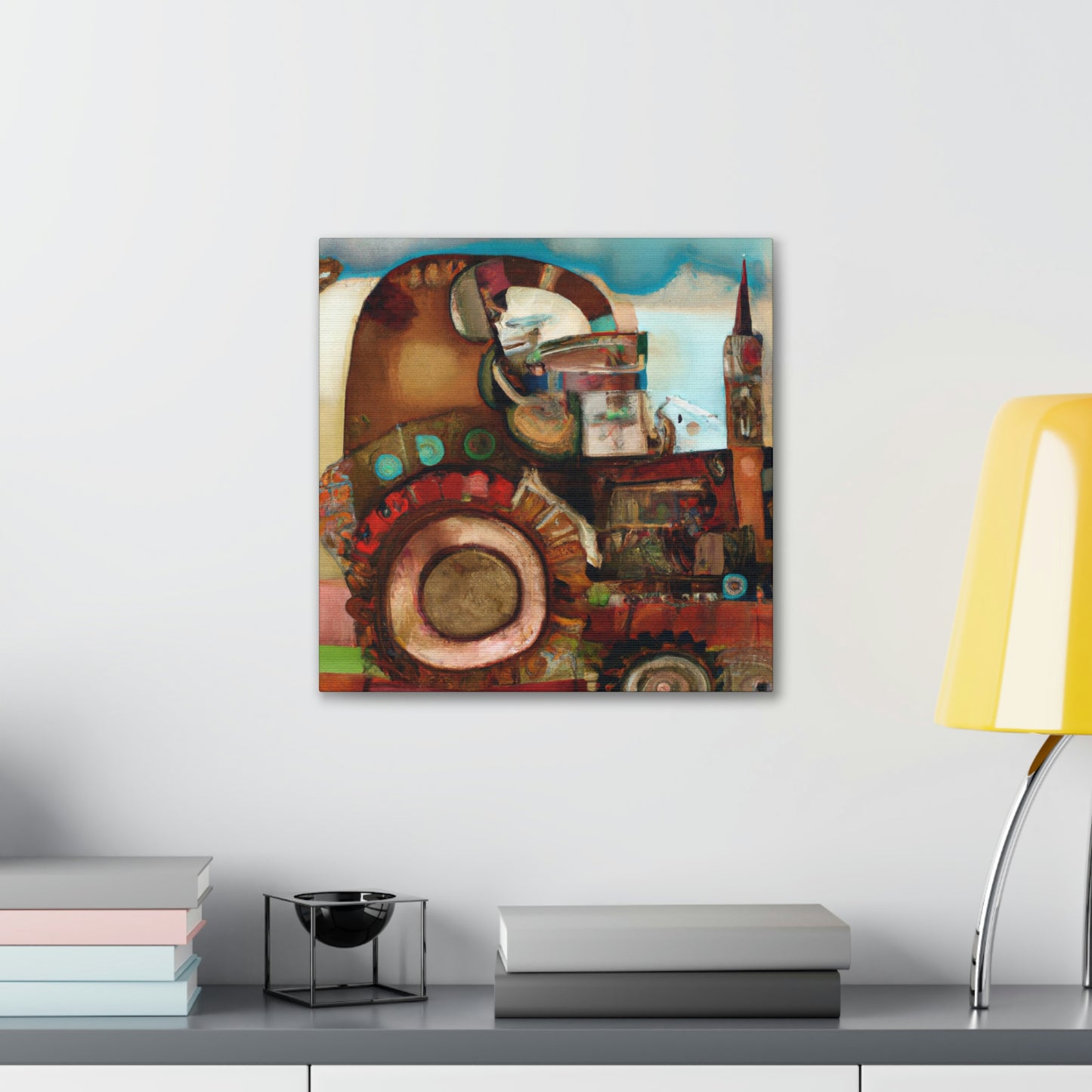 Tractor in Progressions - Canvas