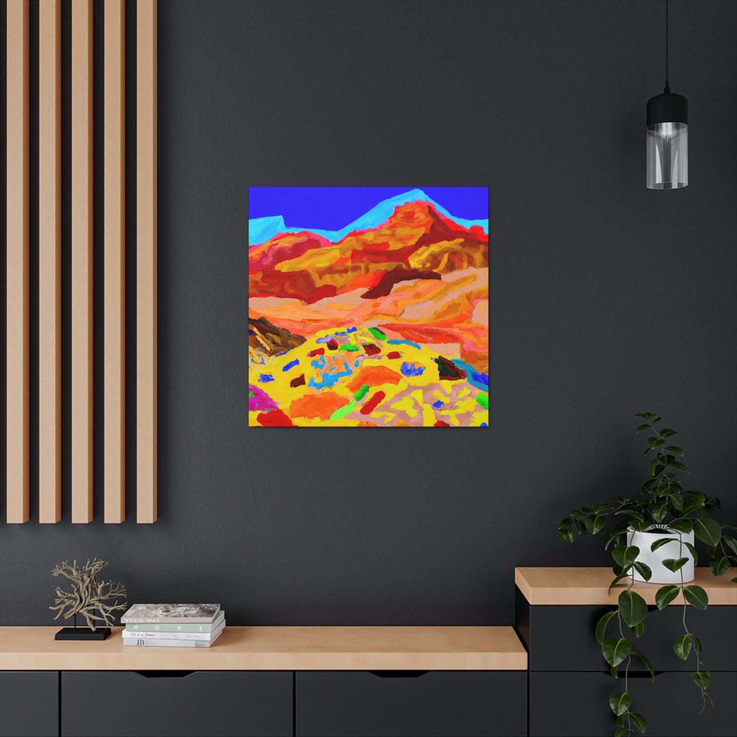 Desert of Colorful Hues - Canvas