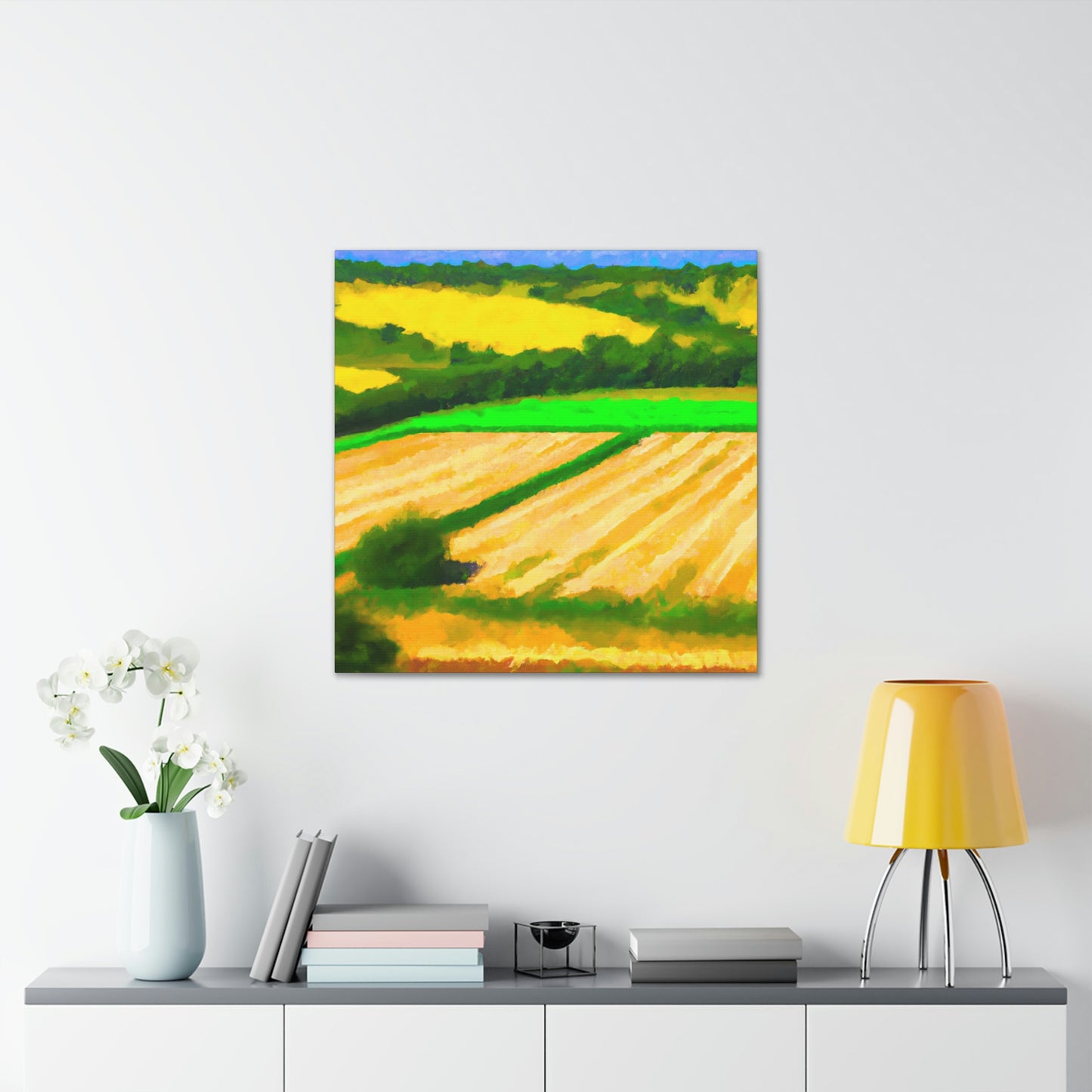 "Harvest of Gold Fields" - Canvas