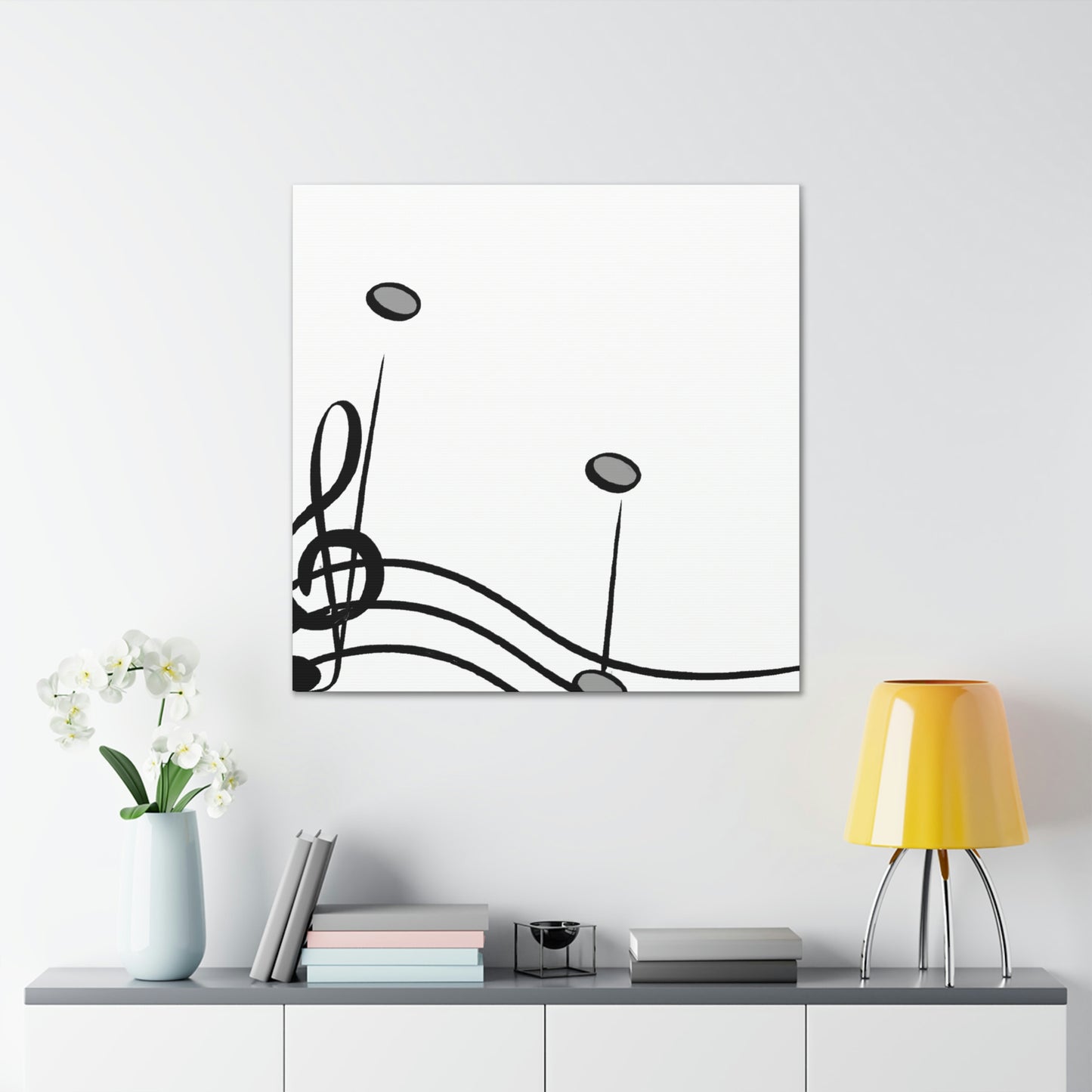 "Music of Minimalism" - Canvas