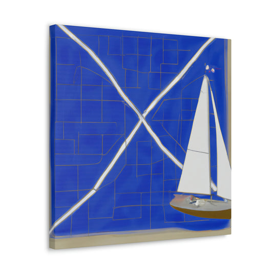 Nautical Minimalism Chart - Canvas