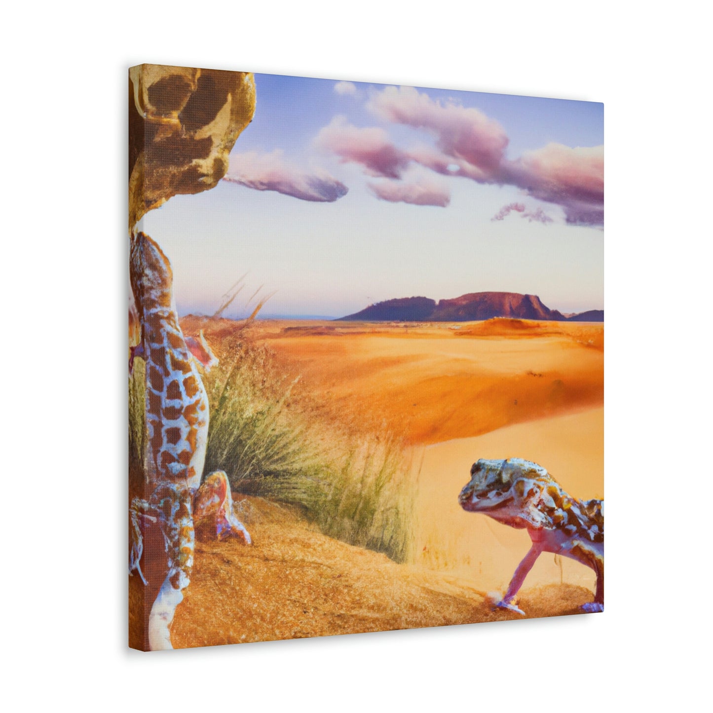 Dreamy Leopard Gecko - Canvas