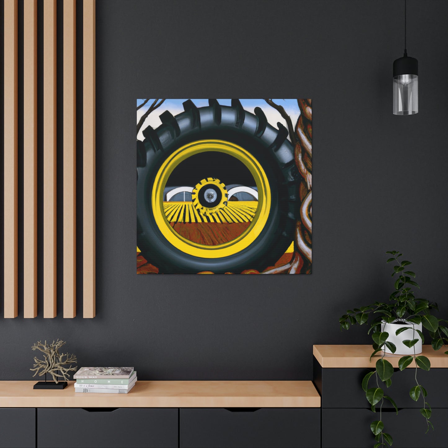 Tire in Transition Period - Canvas