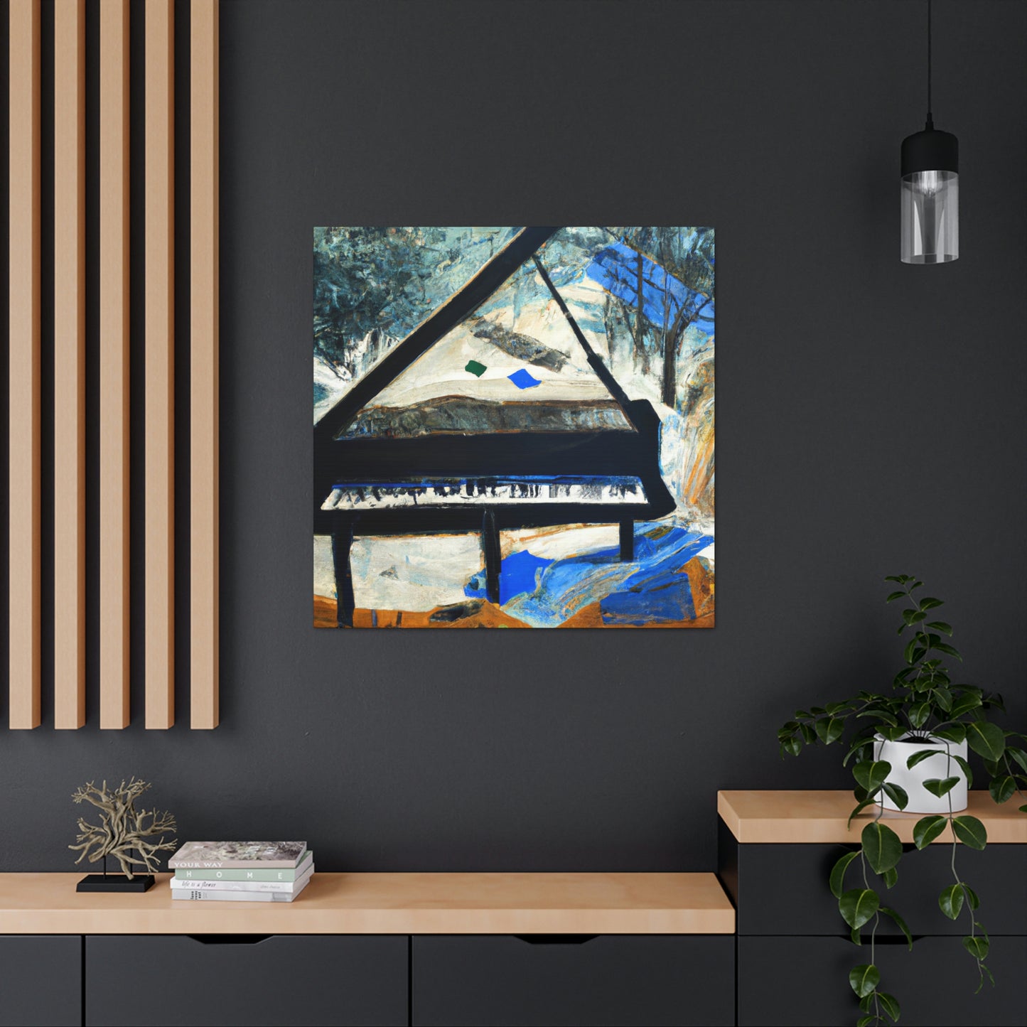 "Playing the Piano Song" - Canvas