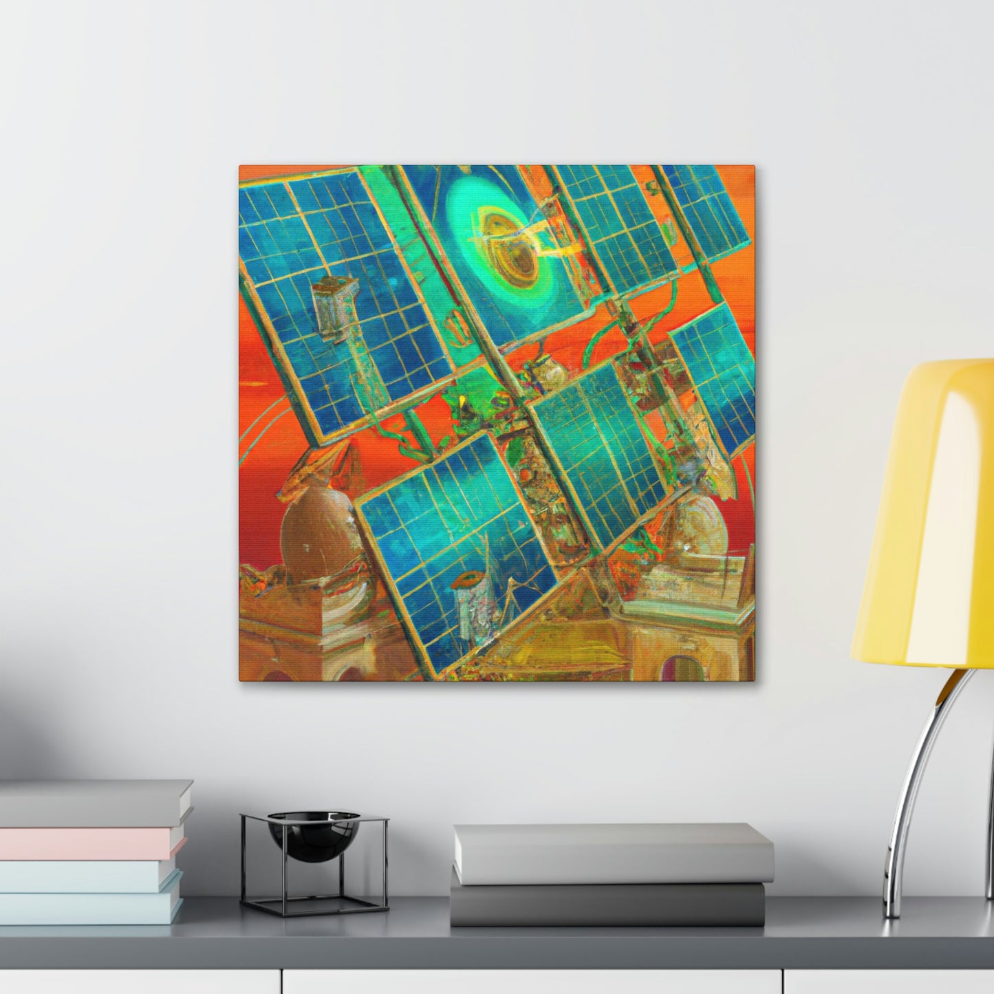 "Electrifying Solar Panel" - Canvas