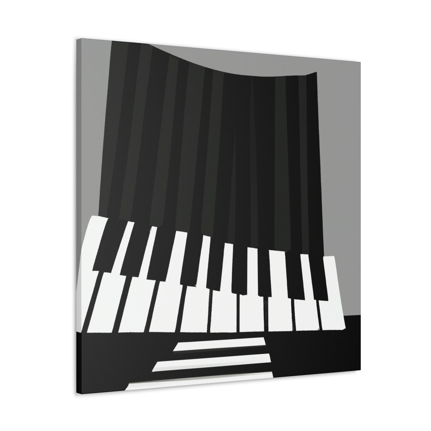 "Piano Reflection Silence" - Canvas