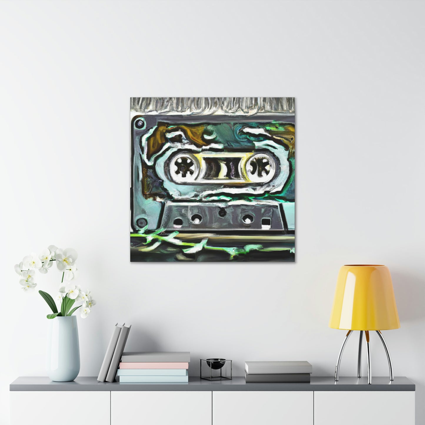 "Tape Memory Revival" - Canvas