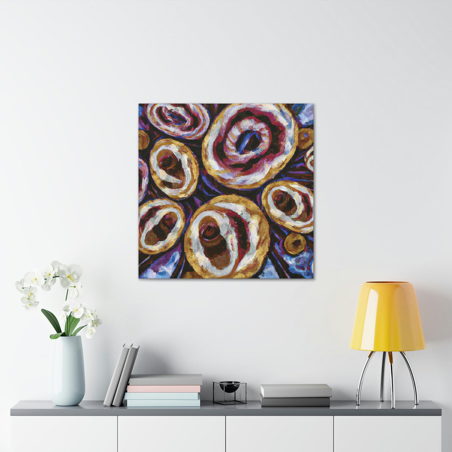 "Pastries In Colorful Hues" - Canvas