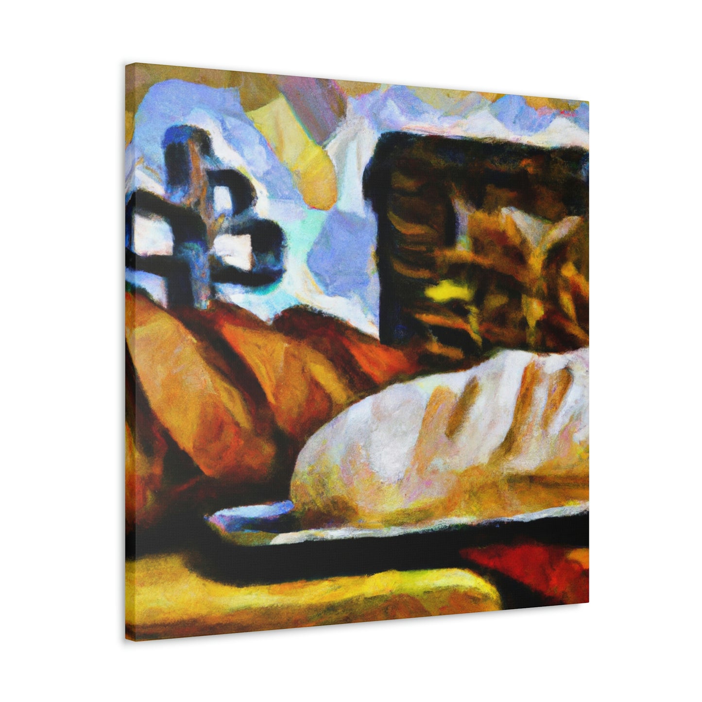 "Bread in Post-Impressionism" - Canvas