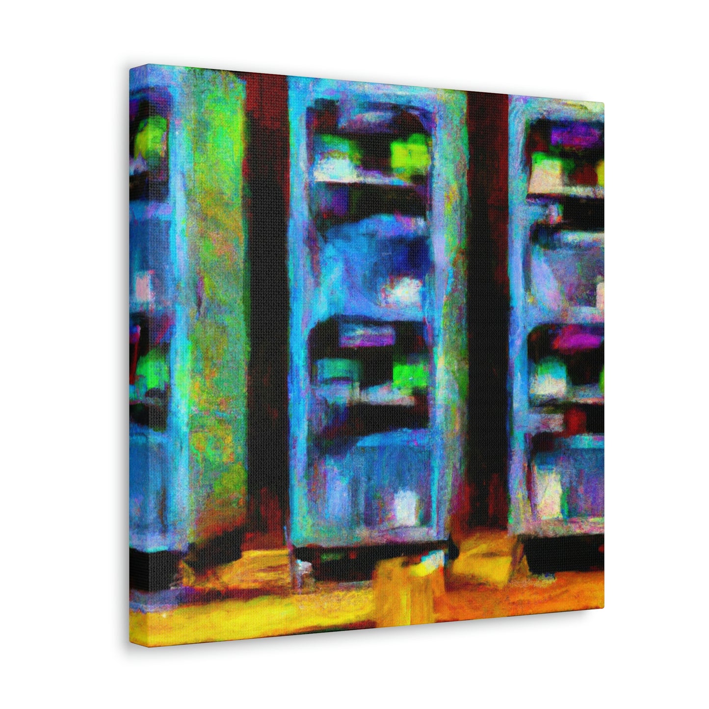 "Digital Tech Impressionism" - Canvas