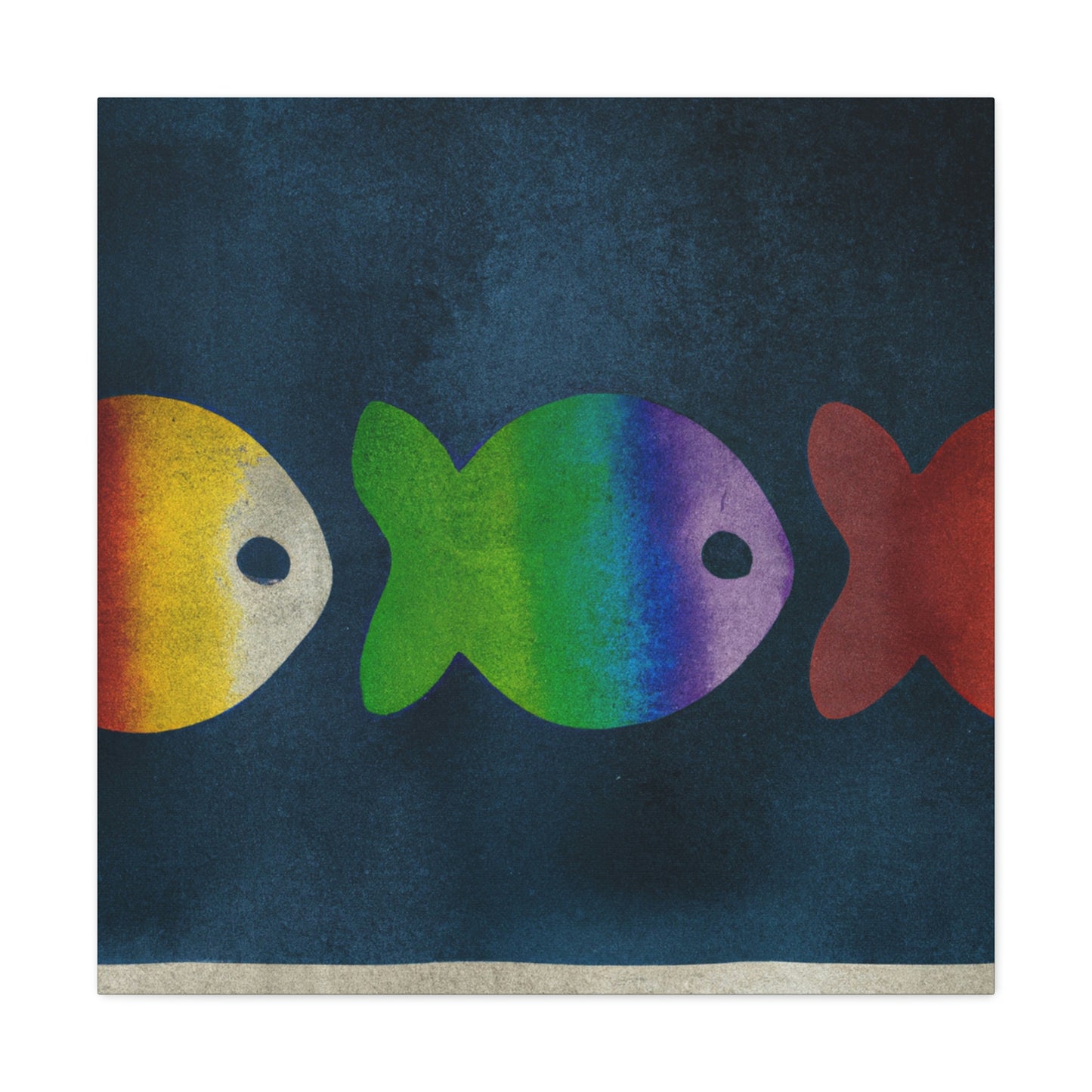 Rainbow Fish Dreaming - Canvas