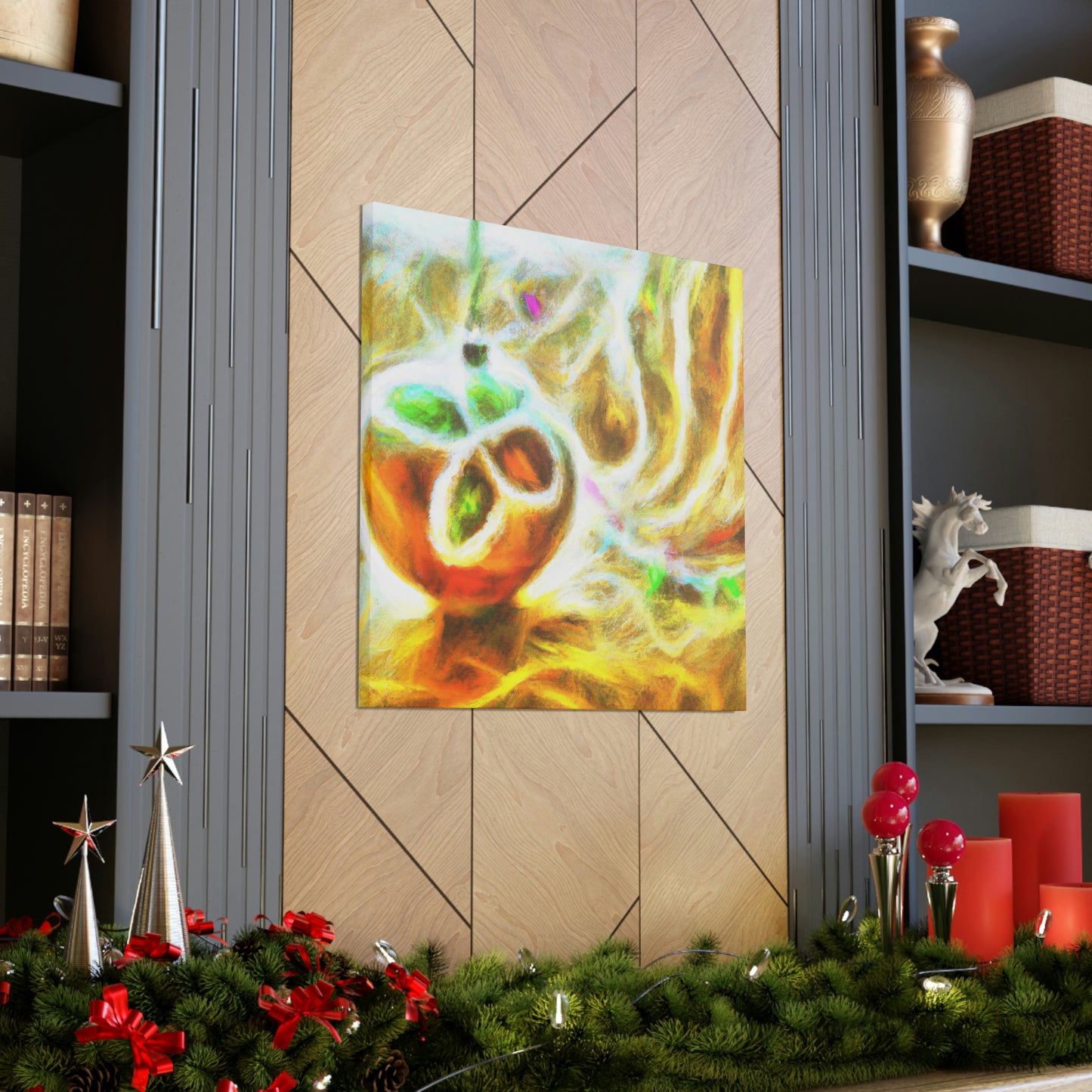 Festive Christmas Ornaments - Canvas