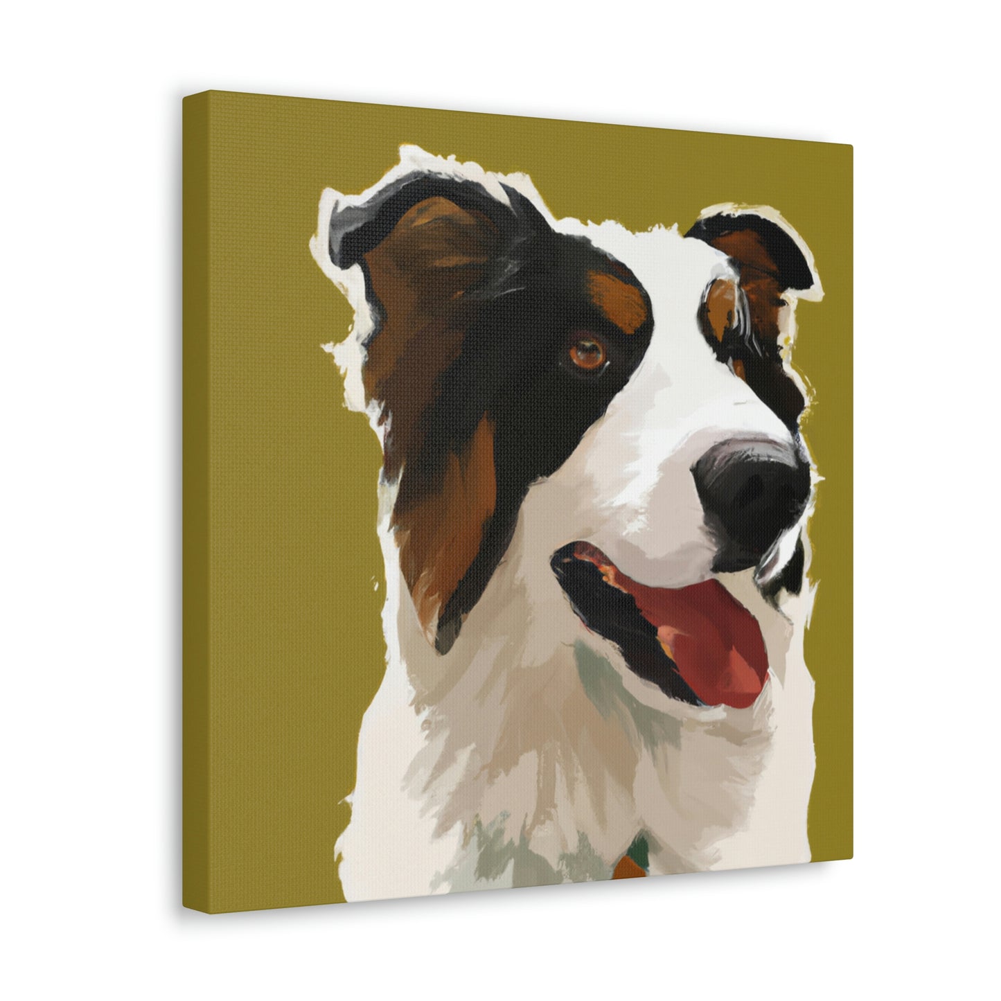 "Border Collie Simplicity" - Canvas