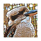 Kookaburra Pointillism - Canvas