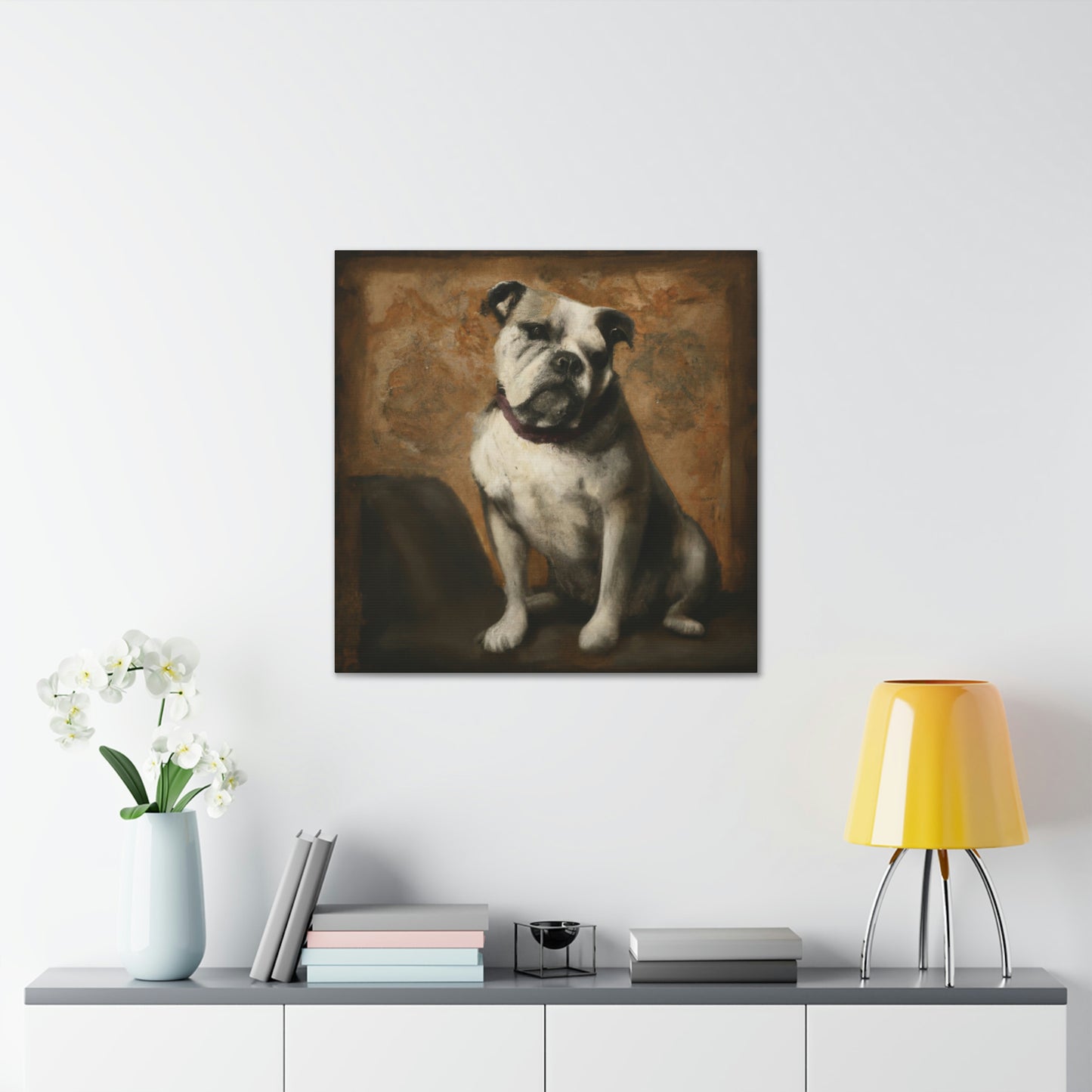 "Bulldog of Baroque" - Canvas