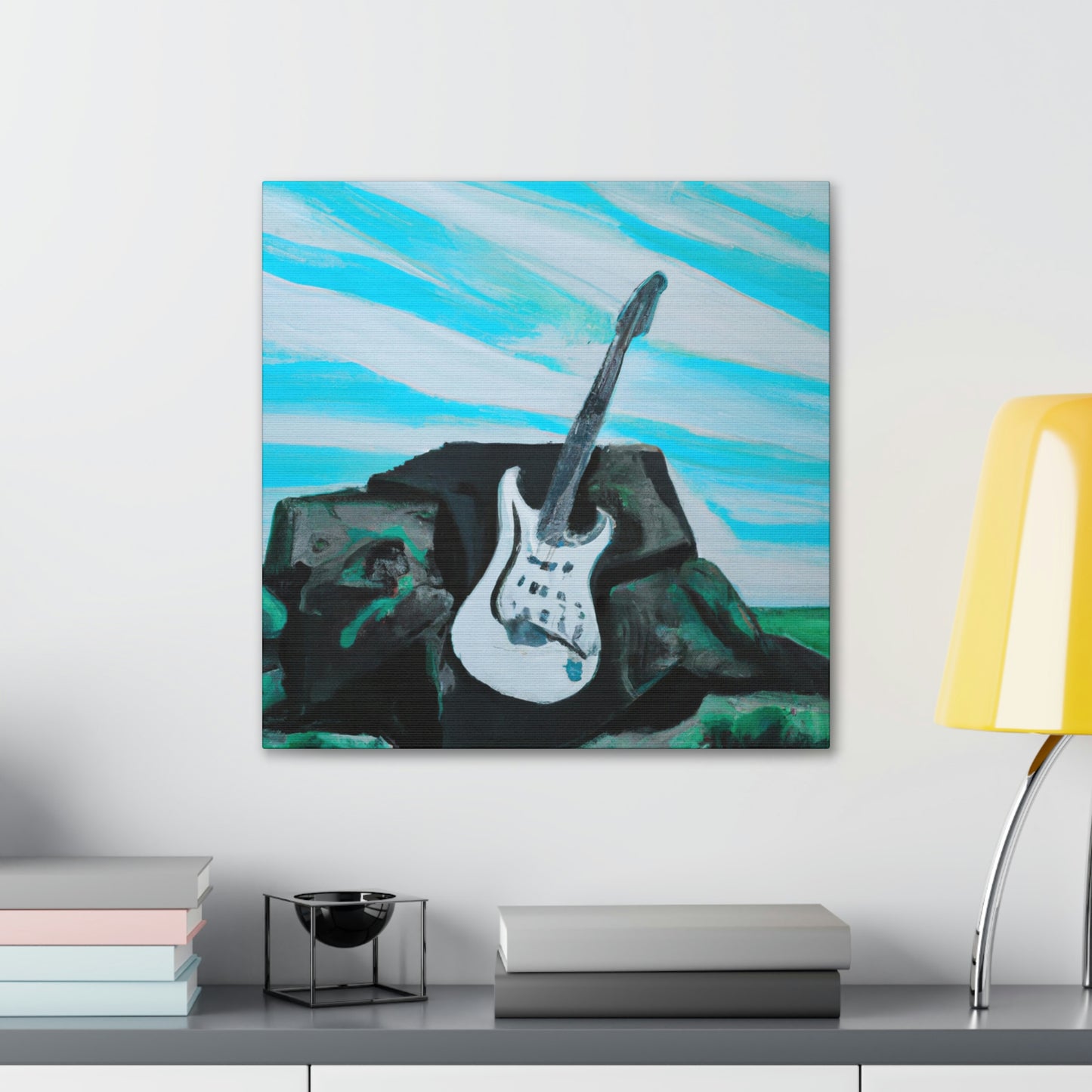 "Fender Abstract Expressionism" - Canvas