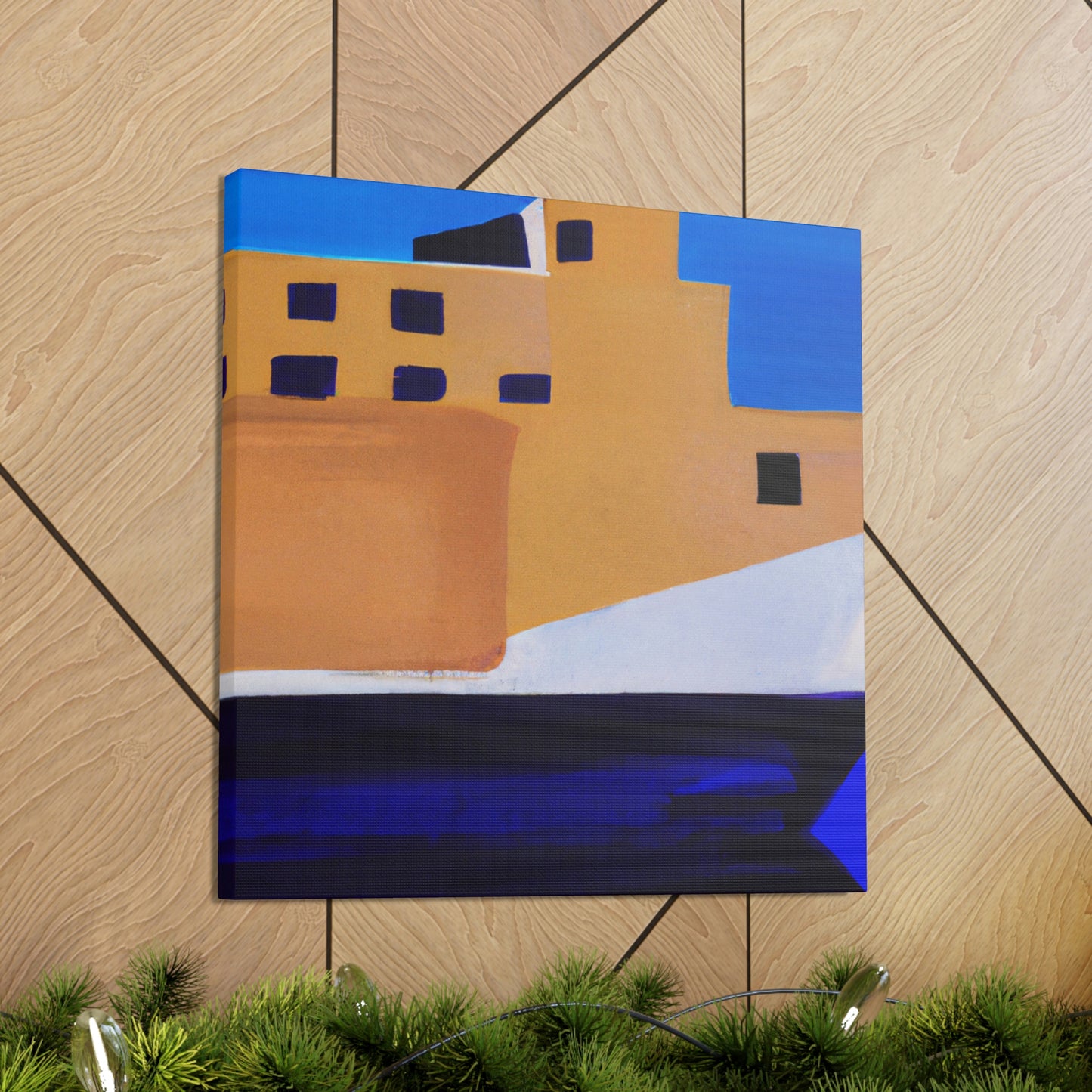 Ferry Minimalism Painting - Canvas