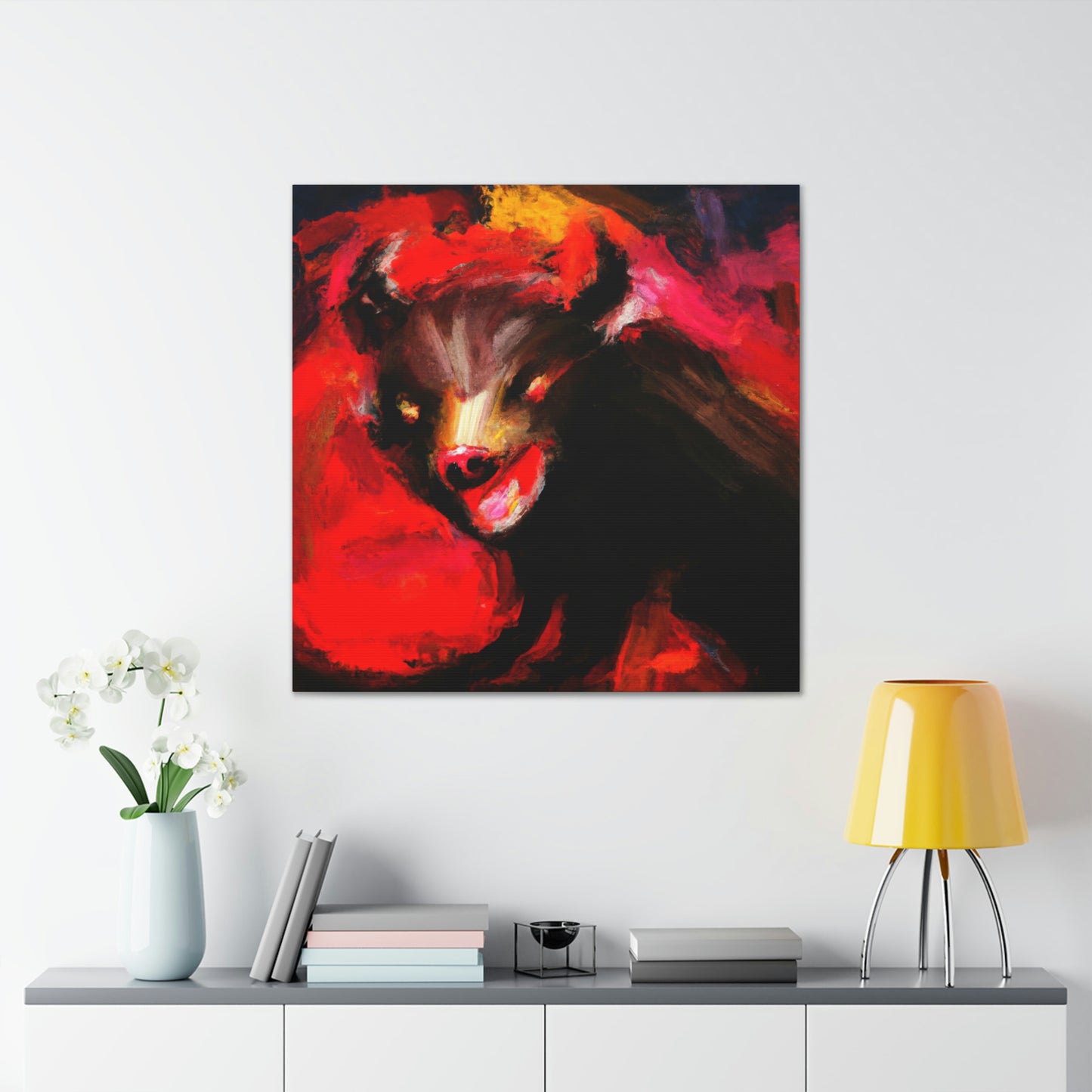 "Tasmanian Devil Emerges" - Canvas