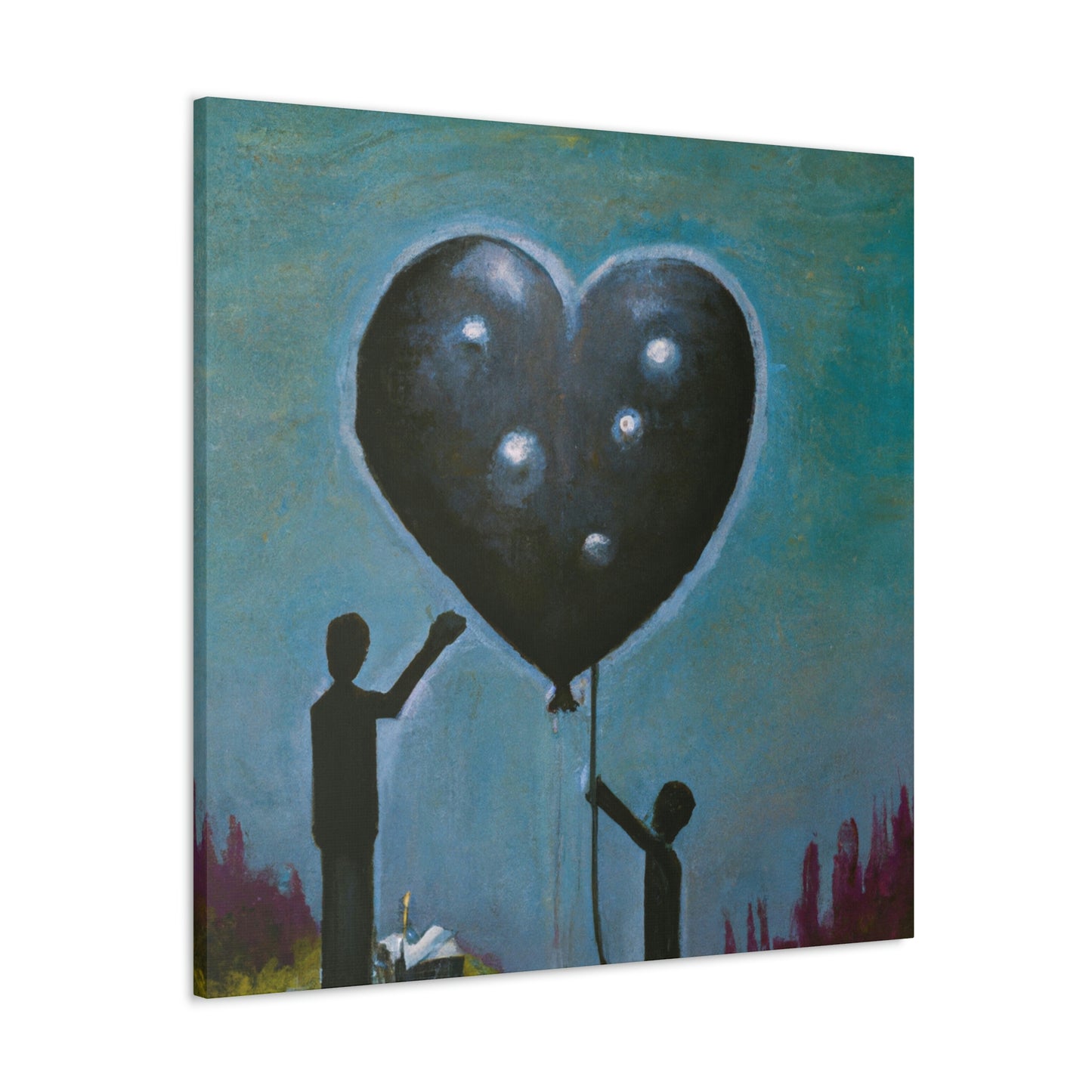 "Heart Floats Away Dreaming" - Canvas