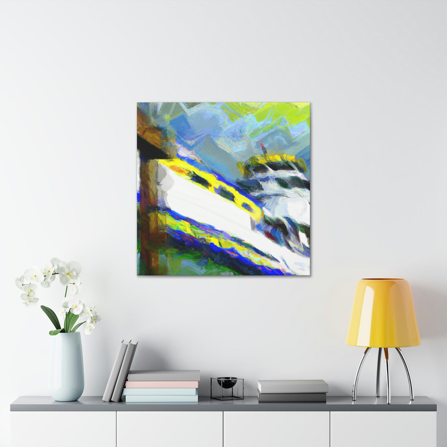 Ferry Across The River - Canvas