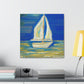 "Sailboat at Sea" - Canvas