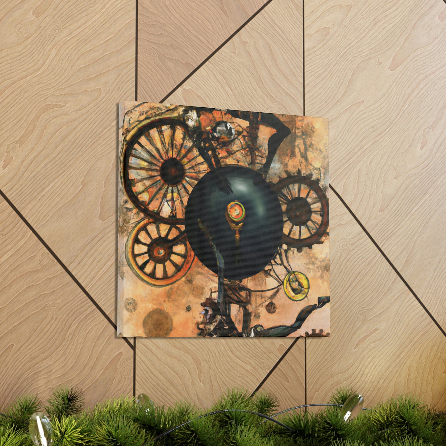 Gymnastics In Steampunk - Canvas