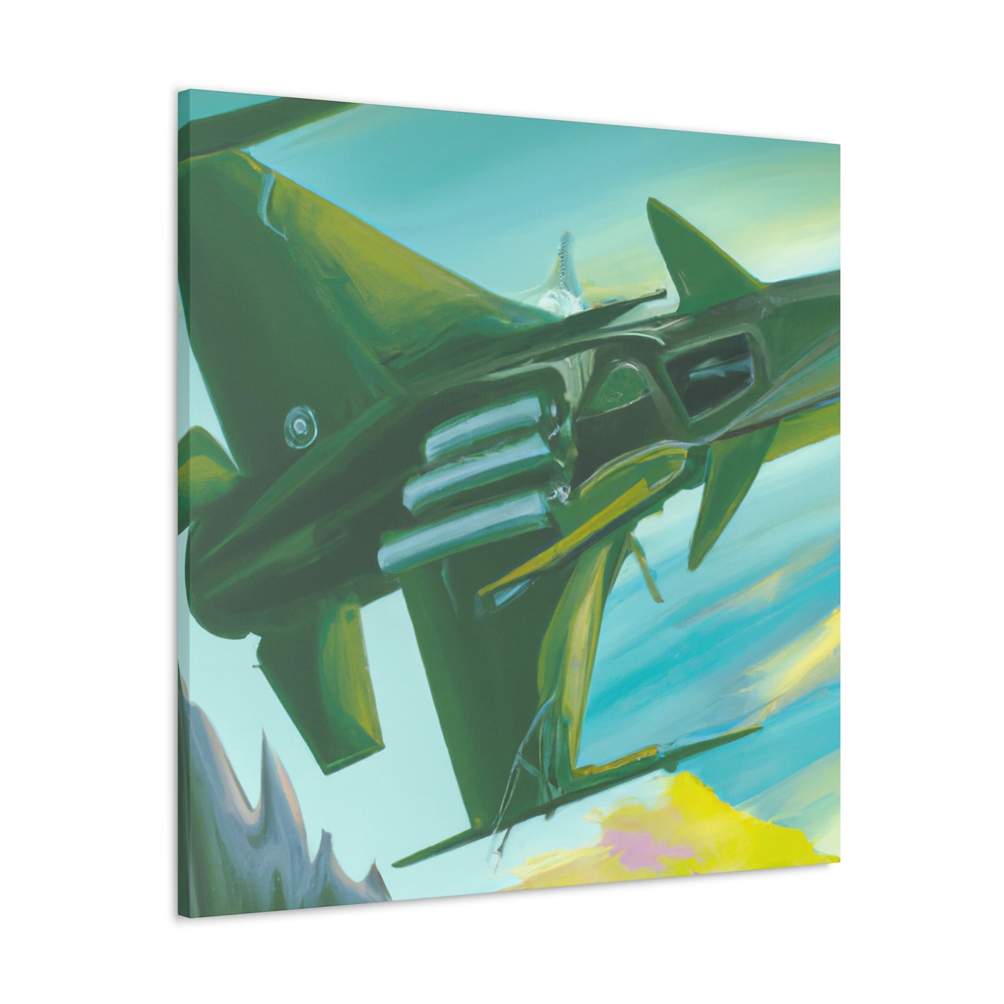 Jet Fighter Surrealism - Canvas